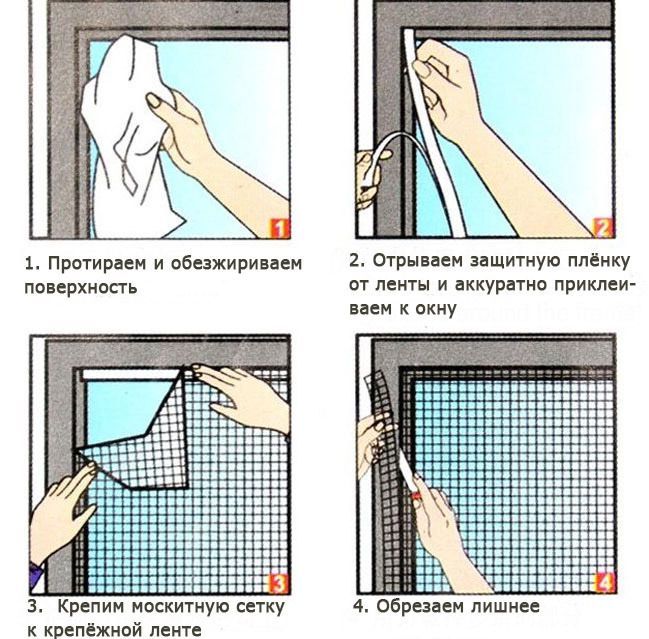 Как замерить москитную сетку на окно самому